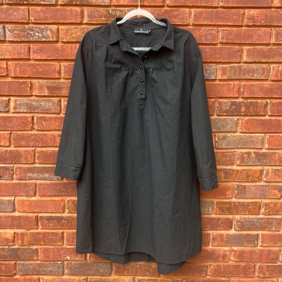 Tuckernuck Pomander Place Black Polly Dress Plus Size XXL LBD - Picture 2 of 9